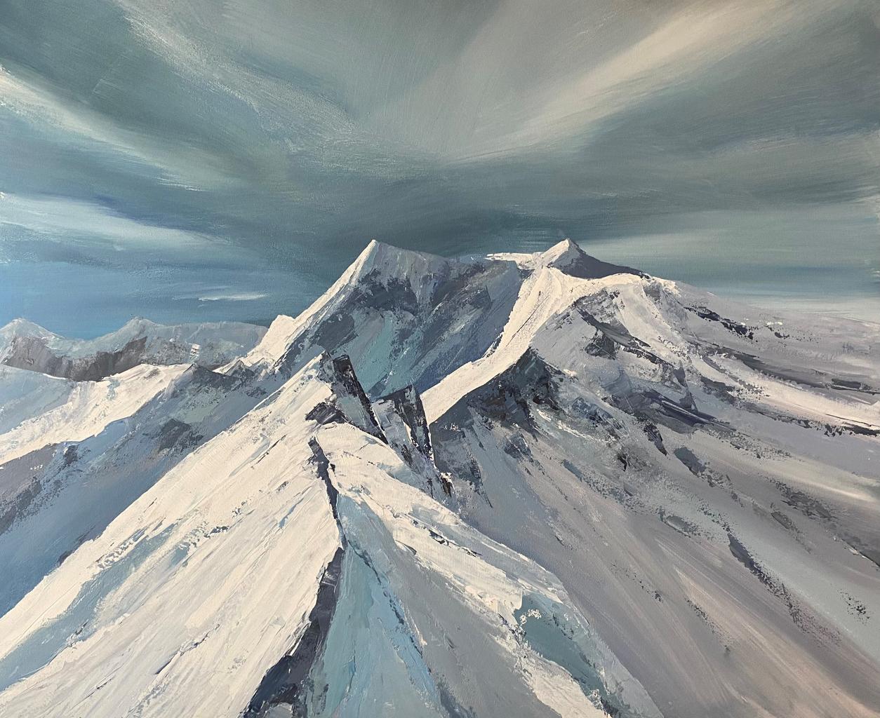 snowy mountains
