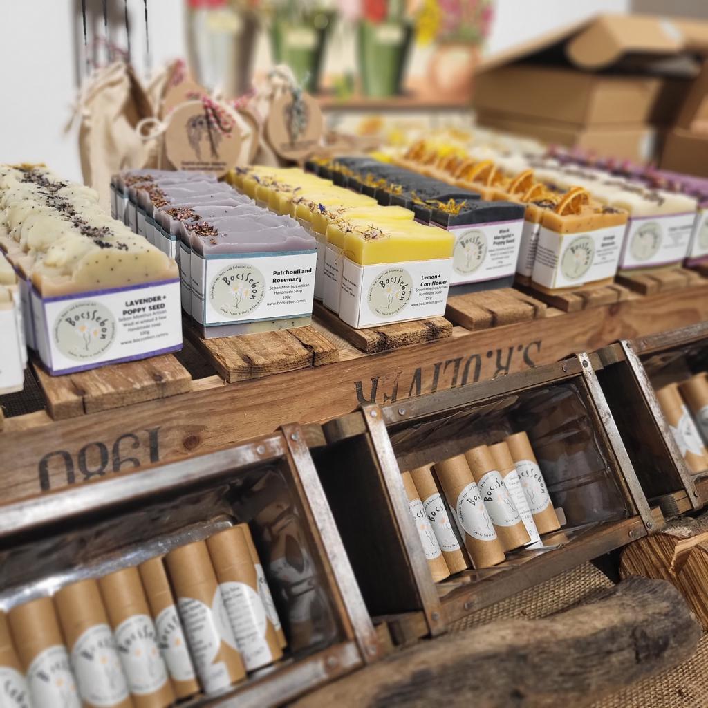 Handmade soap and lip balms