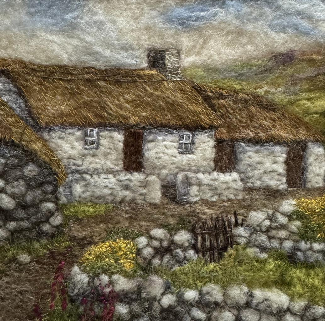 Felting of a farmhouse 