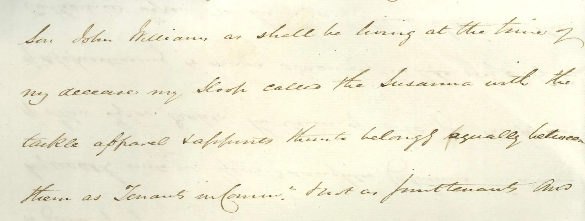 A photograph of a draft will