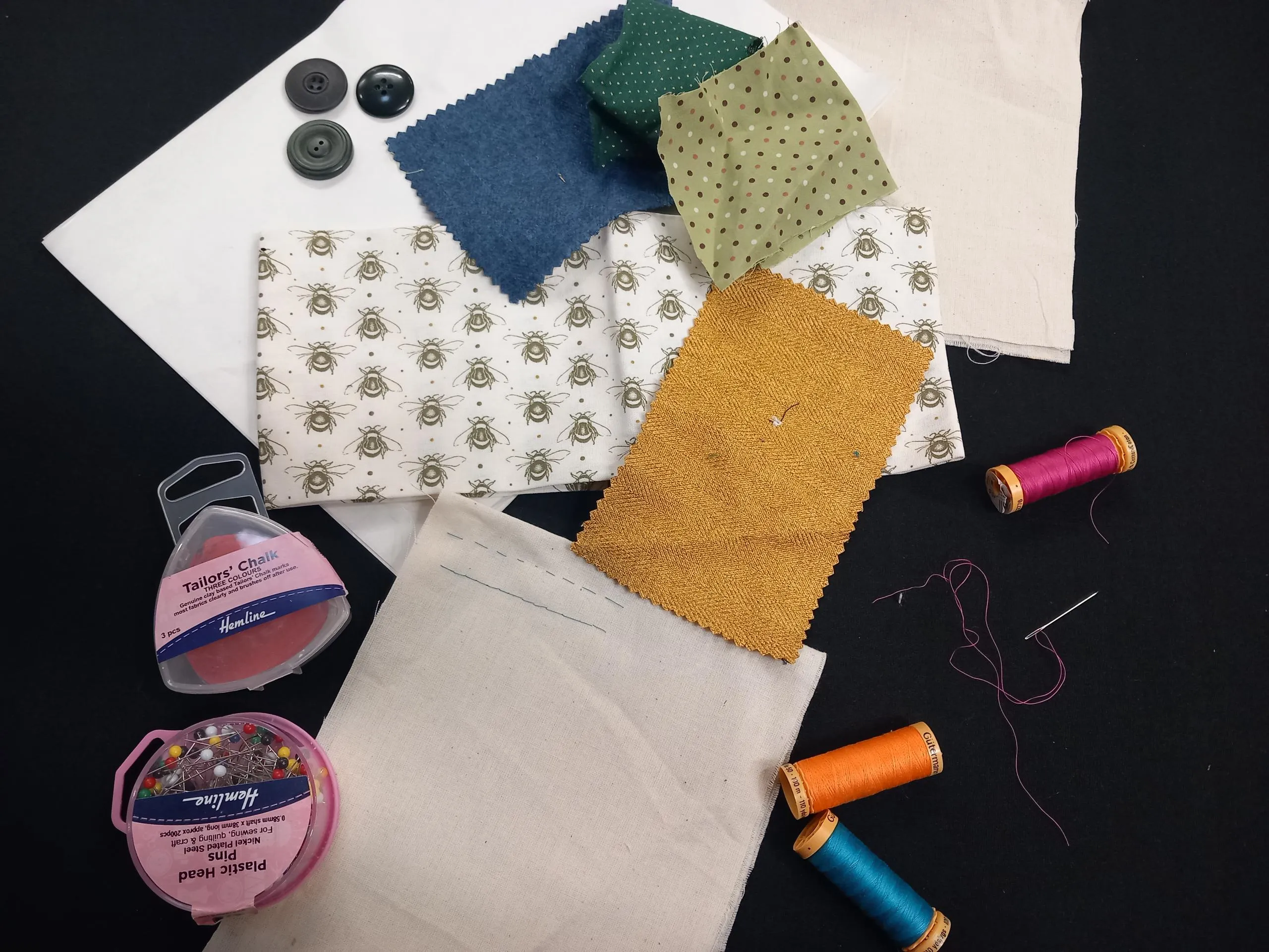 A photograph of sewing equipment.