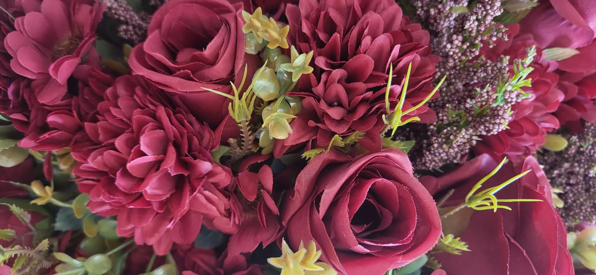 A close up photograph of pink roses.